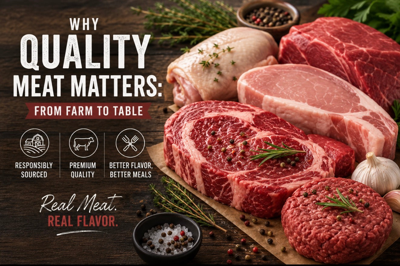 Why Quality Meat Matters: From Farm to Table