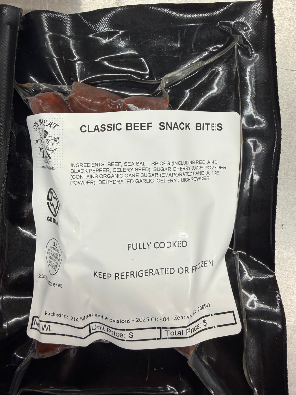 Beef Snack Bites- Classic