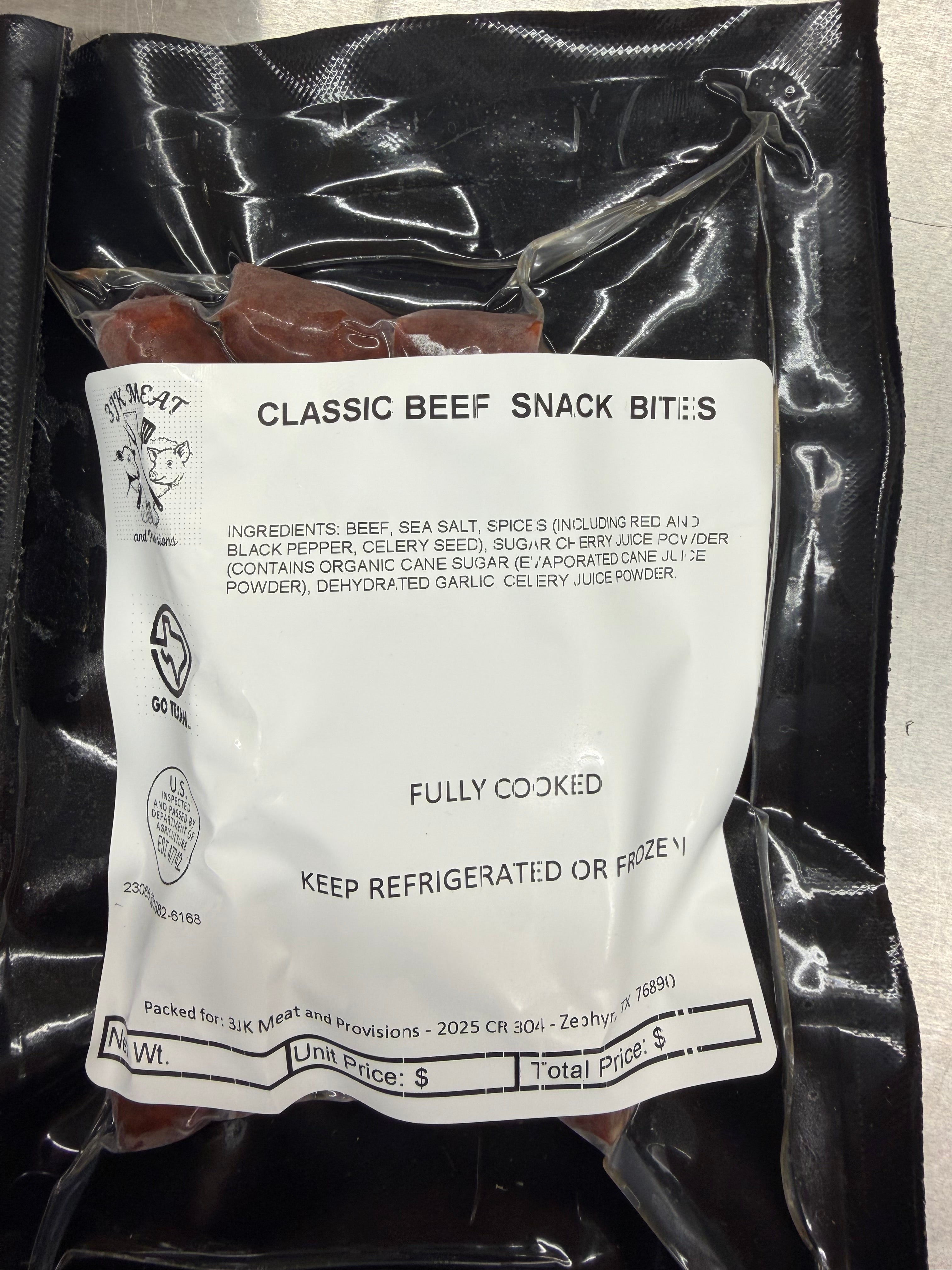 Beef Snack Bites- Classic