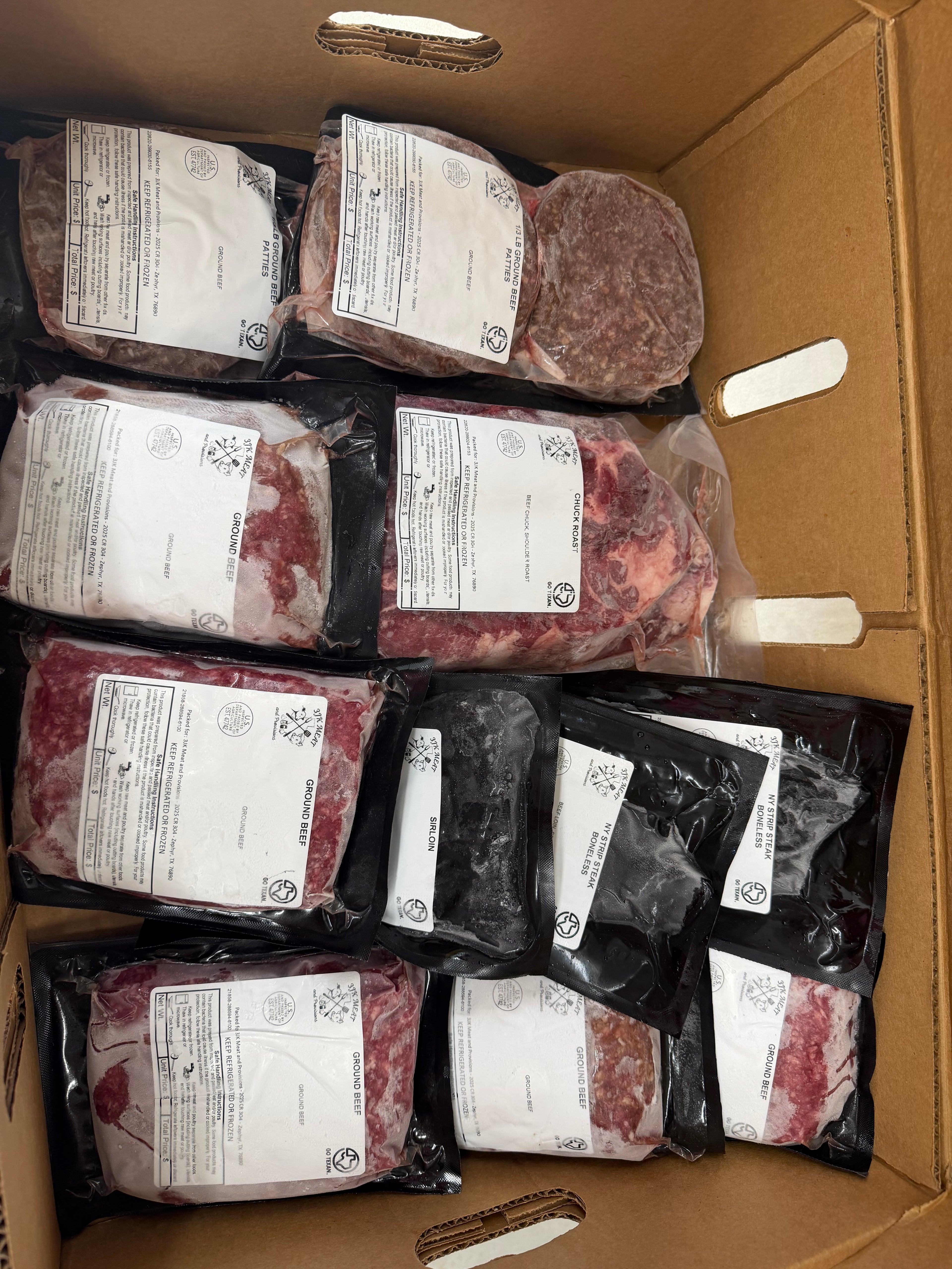 Beef Family Favorites Box