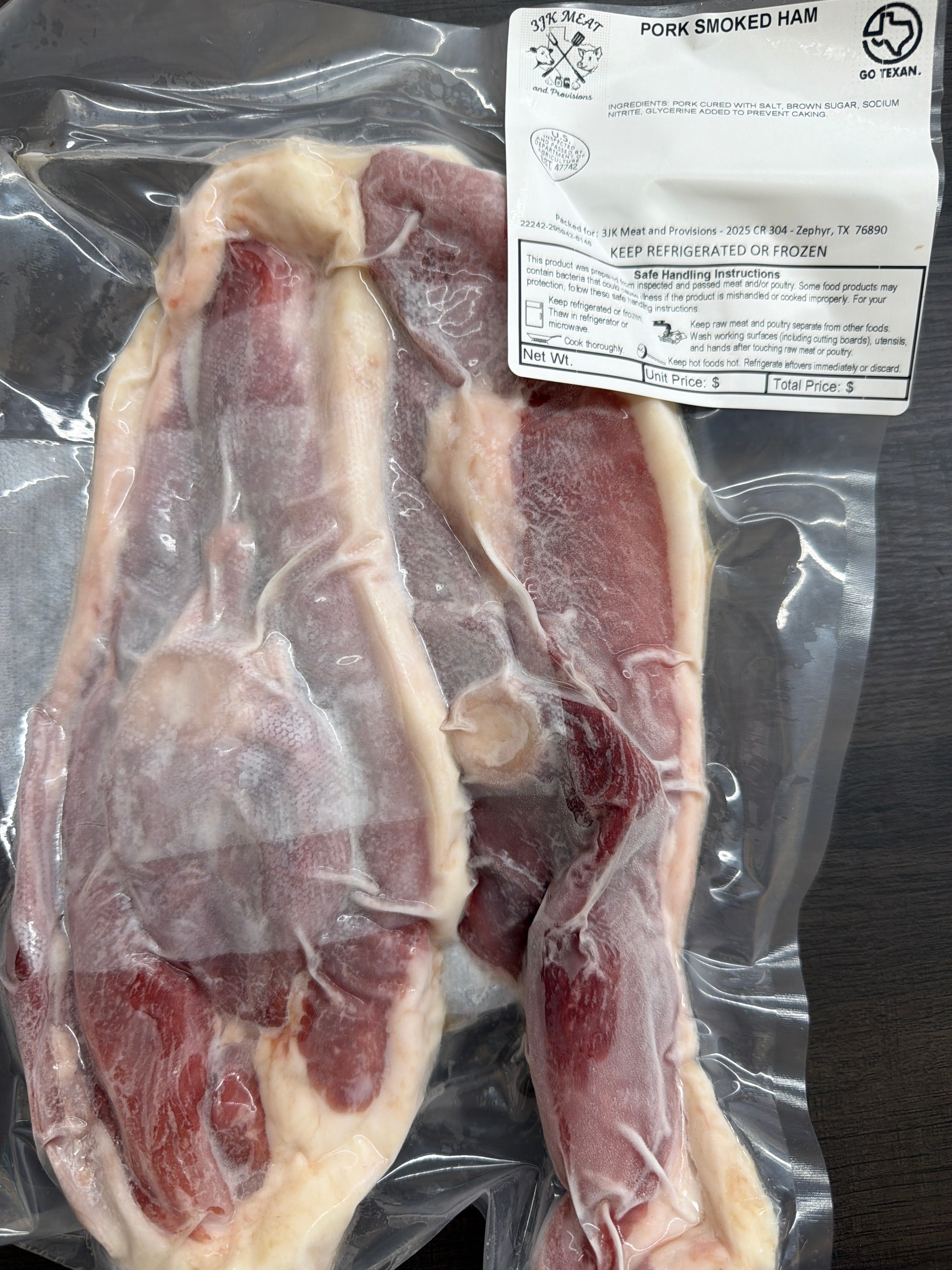 Brown Sugar Smoked Ham Steak