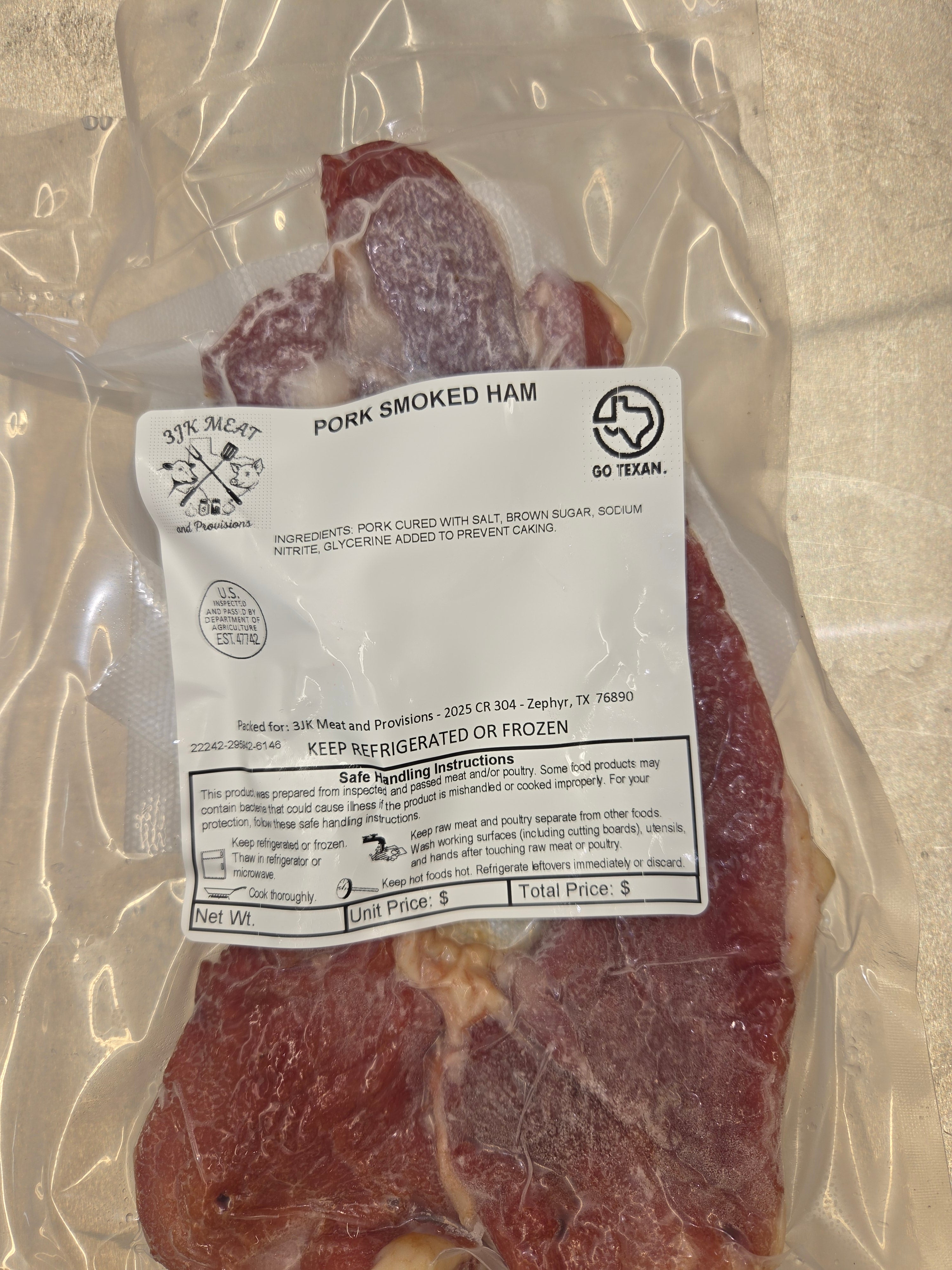 Pork Smoked Ham Steak