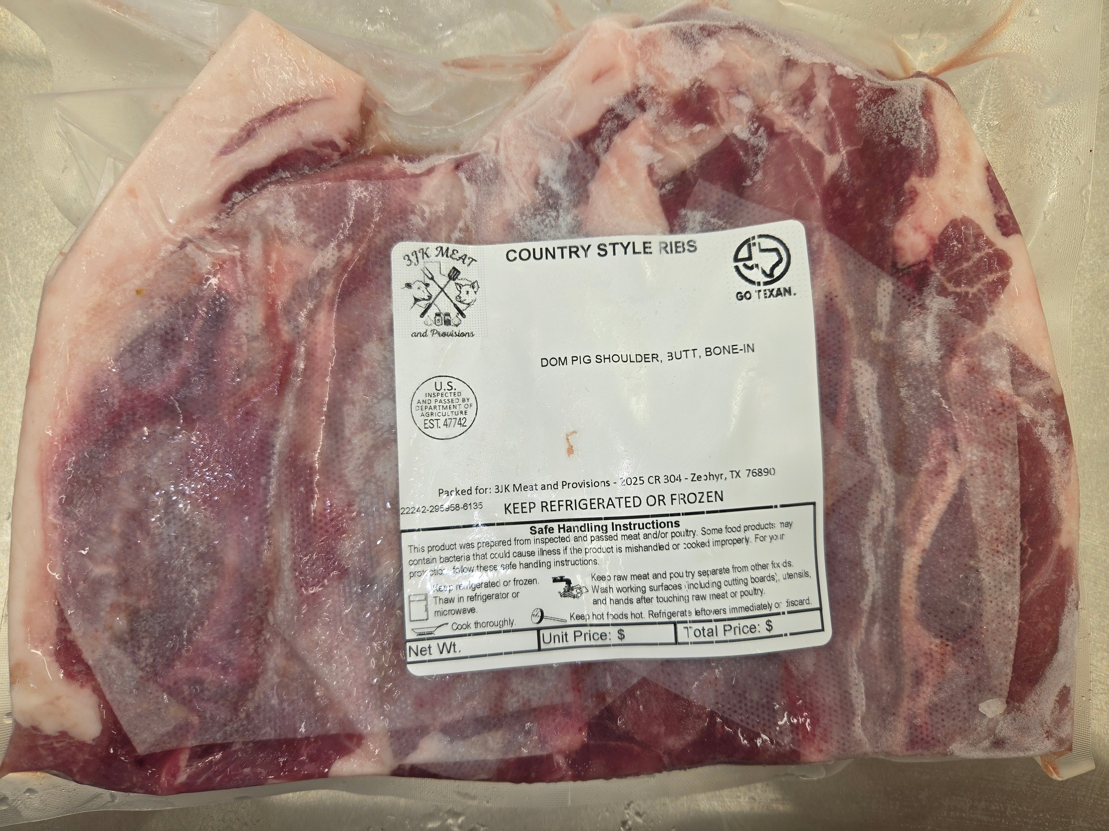 Country Style Ribs - Bone-In